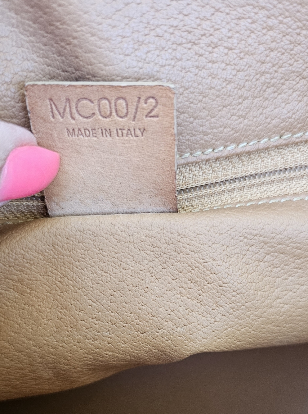 Celine Tan Monogram Shoulder Bag Vintage Bag In Beautiful Condition - Picture 9 of 15